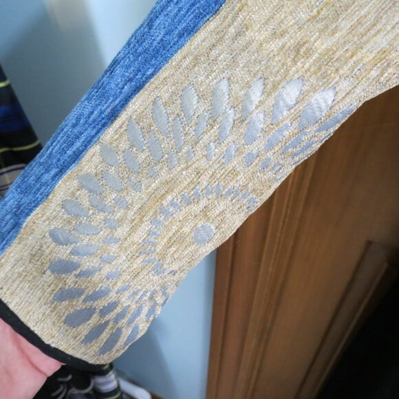 Irresistible Reversibles Blue & Gold Jacket/Blazer Size S/M - Picture 12 of 15